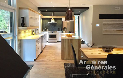 Armoire de cuisine Charlevoix Québec